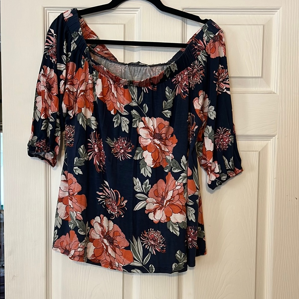 Floral Off-Shoulder Top